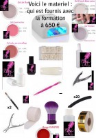 Formation All - in (Gel 28h) avec materiel fournis par Flo Nails©